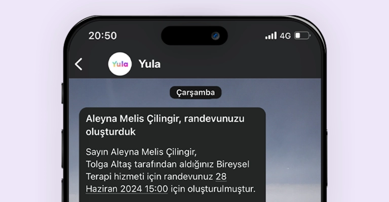 WhatsApp otomatik randevu ve etkinlik bildirimleri